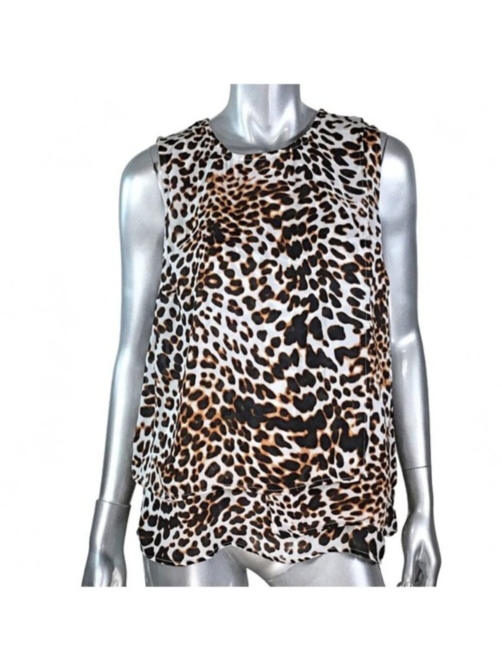 Jessica London Animal Print Sleeveless Tank sz 12W